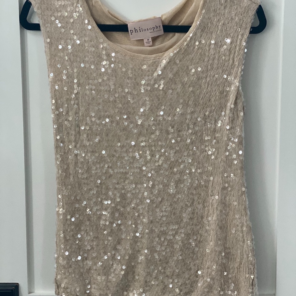 Philosophy Sequins Top